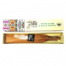 Betisoare parfumate White Sage and Palo Santo, Native Soul, Green Tree