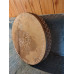 Toba Samanica special, unic, 50 cm diametru piele de Cerb Pictat